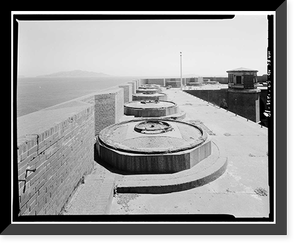 Fort Point, U.S. Highway 101, San Francisco, San Francisco County, CA - 18, Vintage Print