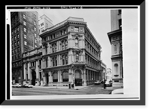 Bank Building, California & Liedesdorff Streets, San Francisco, San Francisco County, CA - 5, Historic Reproduction