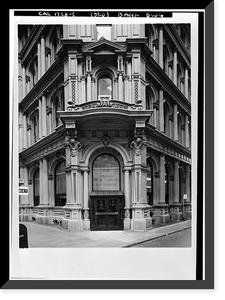 Bank Building, California & Liedesdorff Streets, San Francisco, San Francisco County, CA - 6, Antique Print