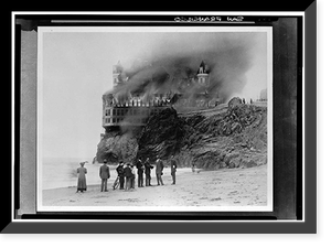 Antique Architecture - San Francisco, California - Cliff House Fire