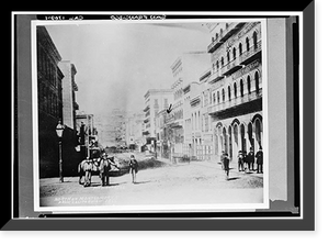 Historic Framed Print, Express Building, Historic View, California & Montgomery Streets, San Francisco, San Francisco County, CA,  17-7/8" x 21-7/8"