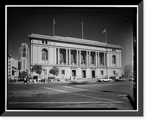 San Francisco Civic Center, Library, Civic Center, San Francisco, San Francisco County, CA, Historic Reproduction