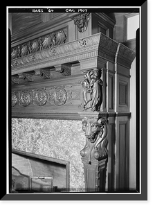 Whittier Mansion, 2090 Jackson Street, San Francisco, San Francisco County, CA - 9, Historic Print
