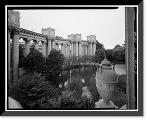Palace of Fine Arts, Baker Street, San Francisco, San Francisco County, CA - 7, Antique Print