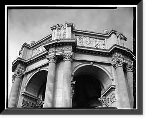 Palace of Fine Arts, Baker Street, San Francisco, San Francisco County, CA - 10, Antique Poster