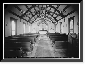 Presidio of San Francisco, Chapel of Our Lady, Moraga Avenue, San Francisco, San Francisco County, CA - 5 Classic, Vintage Poster