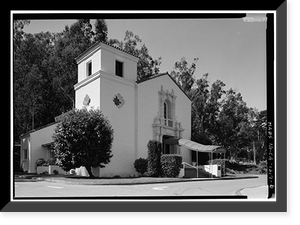 Presidio of San Francisco, Chapel of Our Lady, Moraga Avenue, San Francisco, San Francisco County, CA - 6, Historic Print