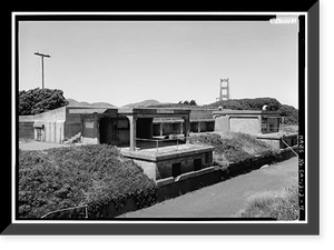 Presidio of San Francisco, Gun Emplacements, U.S. 101 & I-480, San Francisco, San Francisco County, CA - 4, Historic Reproduction