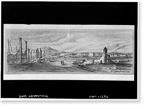 Historic Architecture - San Francisco, California - Historic View, 1851 (2)