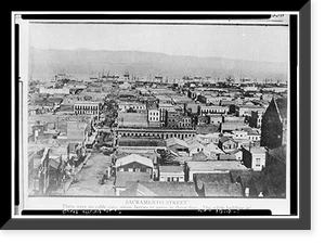 Historic Architecture - San Francisco, California - Historic View, 1856 (1)