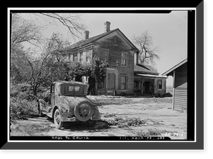 Farmhouse, Alba, San Joaquin County, CA, Historic Print