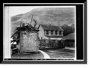Outbuilding, Corral Hollow, San Joaquin County, CA, Vintage Poster