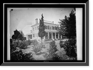 Jones House, Escalon, San Joaquin County, CA, Antique Print