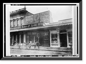 Stockton, Historic View, Stockton, San Joaquin County, CA - 7, Antique Poster