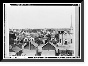 Historic Framed Print, Stockton, Historic View, Stockton, San Joaquin County, CA - 16,  17-7/8" x 21-7/8"