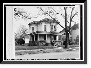 Barnhart House, Magnolia & Hunter Streets, Stockton, San Joaquin County, CA, Vintage Print