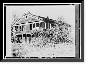 Captain Charles M. Weber House, Stockton, San Joaquin County, CA - 2, Antique Print