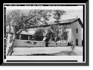 Mission San Miguel Arcangel, Highway 101, San Miguel vicinity, San Luis Obispo County, CA - 16, Historic Print