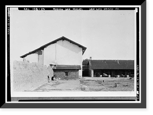 Mission San Miguel Arcangel, Highway 101, San Miguel vicinity, San Luis Obispo County, CA - 26 Classic, Vintage Poster