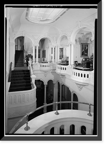 Ralston Hall, Ralston Avenue, Belmont, San Mateo County, CA - 18, Historic Print