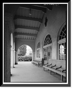 Southern Pacific Railroad Station, Burlingame Avenue & California Drive, Burlingame, San Mateo County, CA - 4, Historic Reproduction
