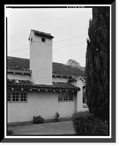 Southern Pacific Railroad Station, Burlingame Avenue & California Drive, Burlingame, San Mateo County, CA - 8 Classic, Vintage Print