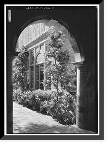 Clark House, Hillsborough, San Mateo County, CA - 11, Antique Print