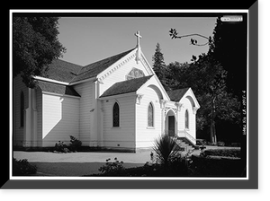 Church of the Nativity, 210 Oak Grove Avenue, Menlo Park, San Mateo County, CA - 4, Antique Poster