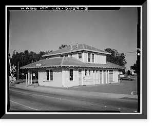 Antique Architecture - Millbrae, California - Southern Pacific Depot