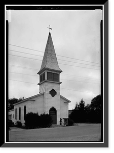 Congregational Church, San Gregorio Street, Pescadero, San Mateo County, CA - 2, Vintage Print