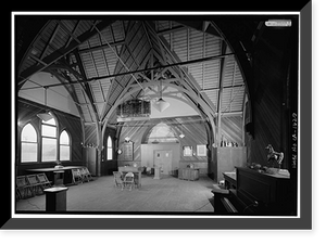 Historic Framed Print, Methodist Episcopal Church, 108 San Gregorio Street, Pescadero, San Mateo County, CA - 9,  17-7/8" x 21-7/8"