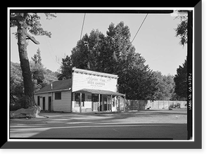 Buelna's Roadhouse, 3915 Alpine Road, Portola Valley, San Mateo County, CA, Historic Print