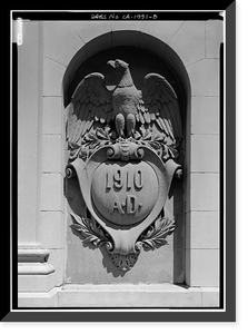 Bank of San Mateo County, 2000-2002 Broadway, Redwood City, San Mateo County, CA - 8, Historic Print