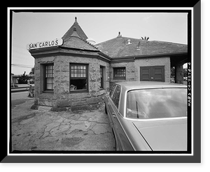 Southern Pacific Depot, 559 El Camino Real, San Carlos, San Mateo County, CA - 4 Classic, Antique Wall Art