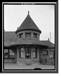 Southern Pacific Depot, 559 El Camino Real, San Carlos, San Mateo County, CA - 16, Vintage Print