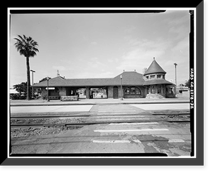 Southern Pacific Depot, 559 El Camino Real, San Carlos, San Mateo County, CA - 32, Antique Poster