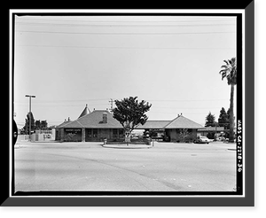 Southern Pacific Depot, 559 El Camino Real, San Carlos, San Mateo County, CA - 36, Antique Poster