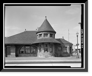 Southern Pacific Depot, 559 El Camino Real, San Carlos, San Mateo County, CA - 44, Vintage Print