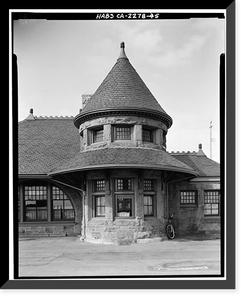 Southern Pacific Depot, 559 El Camino Real, San Carlos, San Mateo County, CA - 45, Antique Wall Art