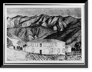 Francisco Sanchez Adobe, Linda Mar Boulevard & Adobe Drive, San Pedro Valley, San Mateo County, CA, Vintage Print