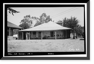 Guadalupe Rancho Adobes, Adobe No. 1, 114 Third Avenue, Guadalupe, Santa Barbara County, CA, Antique Poster