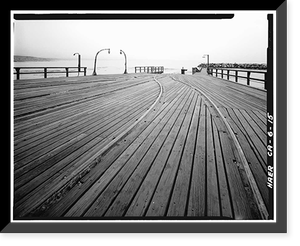 Historic Framed Print, Point Arguello Coast Guard Rescue Station, Lompoc vicinity, Santa Barbara County, CA - 15,  17-7/8" x 21-7/8"