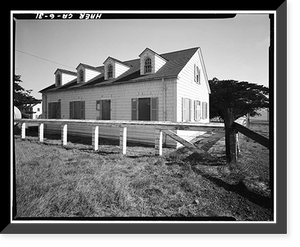 Point Arguello Coast Guard Rescue Station, Lompoc vicinity, Santa Barbara County, CA - 31, Historic Print