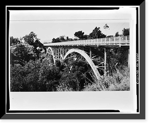 San Roque Canyon Bridge, State Highway 192, Santa Barbara, Santa Barbara County, CA - 3 Classic, Historic Reproduction