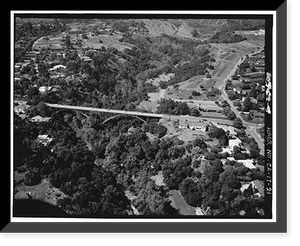 San Roque Canyon Bridge, State Highway 192, Santa Barbara, Santa Barbara County, CA - 21, Antique Poster