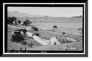 Mission Santa Inez, Tannery, State Highway 150, Solvang, Santa Barbara County, CA, Antique Print