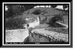 Mission Santa Inez, Tannery, State Highway 150, Solvang, Santa Barbara County, CA - 2, Vintage Poster