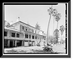 Historic Framed Print, Casa Grande, 21350 Almaden Road, New Almaden, Santa Clara County, CA - 8,  17-7/8" x 21-7/8"