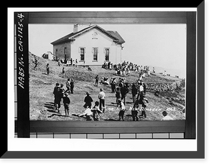 Mine Hill School, New Almaden Quicksilver Mine County Park, New Almaden, Santa Clara County, CA - 4, Vintage Print
