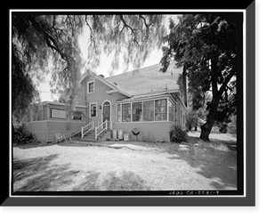 Le Fevre House, 1444 Moore, Campbell, Santa Clara County, CA - 9, Historic Print